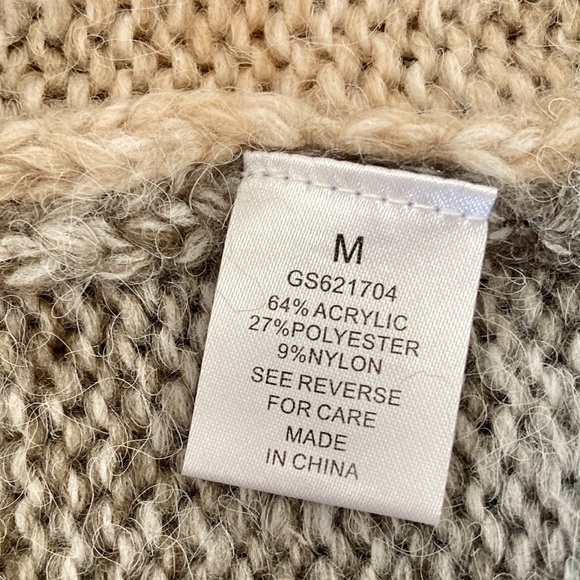 ALISON ANDREWS Women’s Sweater Knit Size M Turtleneck Pullover Tops - Picture 6 of 10